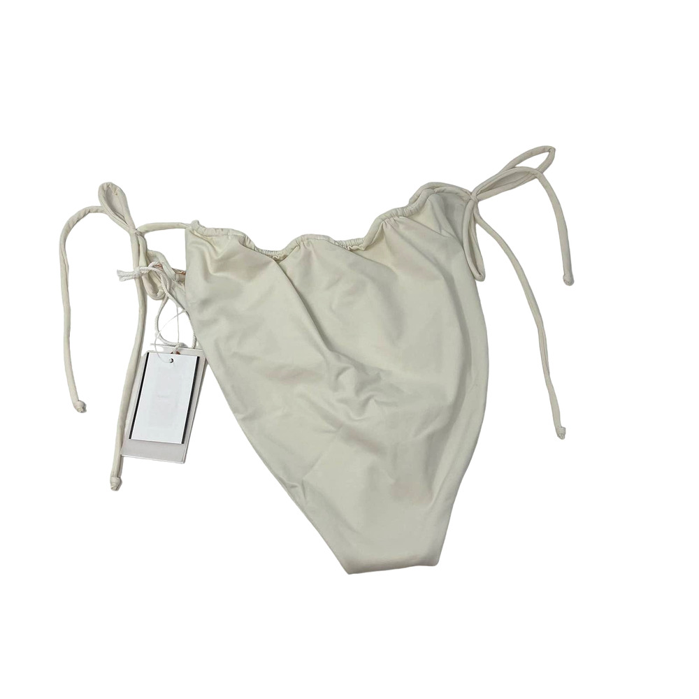 Good American Size XL Tiny Ties Swim Bottom Ivory Size 4 - Picture 5 of 9